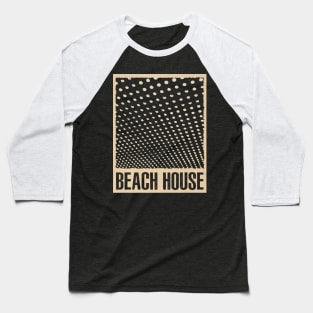 Graphic Art Beach Music Baseball T-Shirt